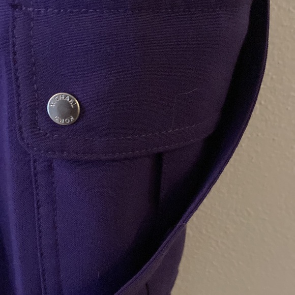 MICHAEL Michael Kors Purple Utility Dress M NWOT - Picture 4 of 16